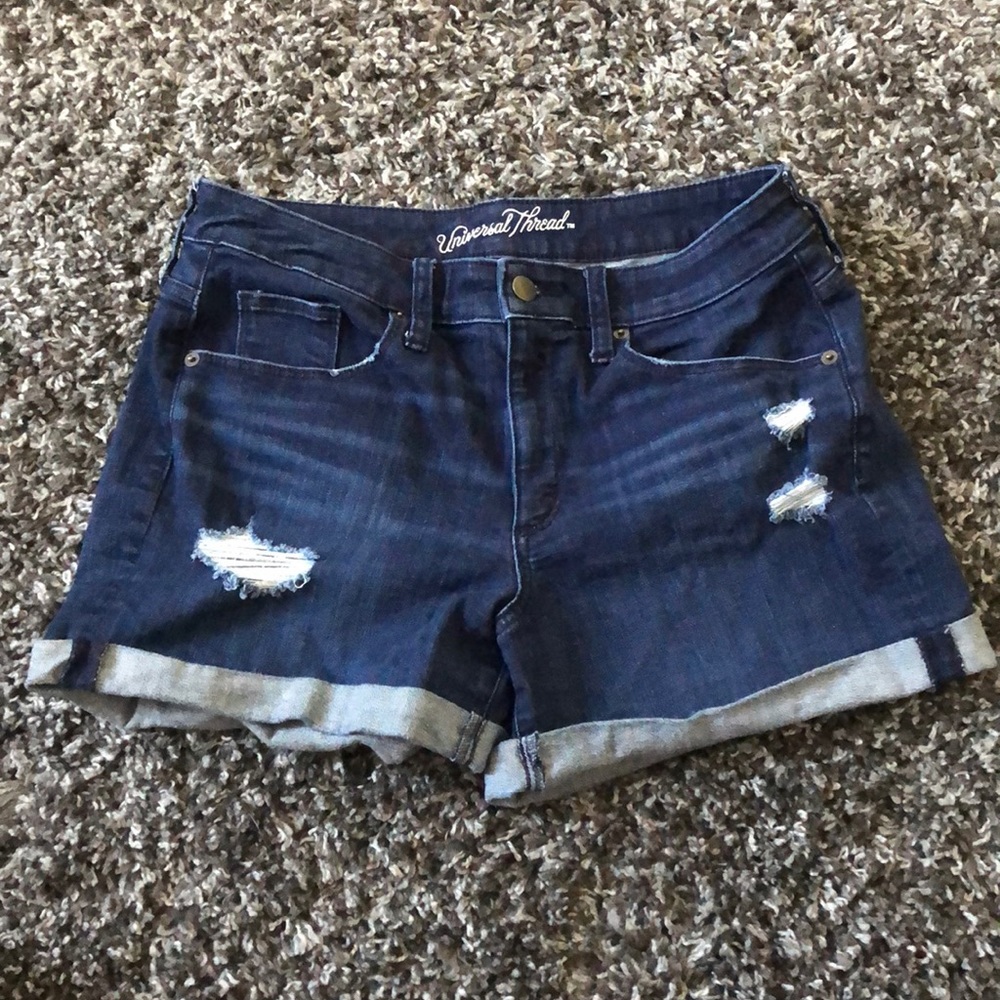 Target denim shorts